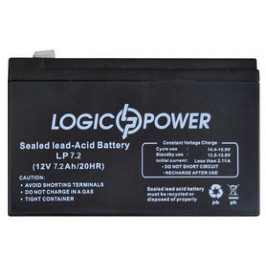 LogicPower 12V 7.2Ah - описания, отзывы, подробная характеристика 