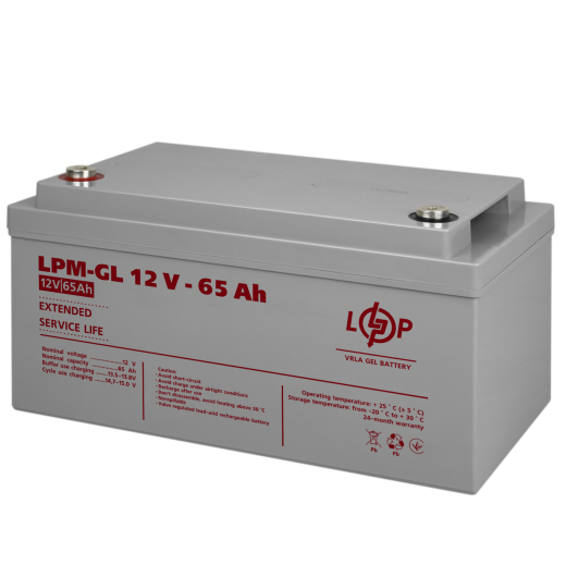  LogicPower LP-GL 12V 65AH - описи, відгуки, докладна характеристика 