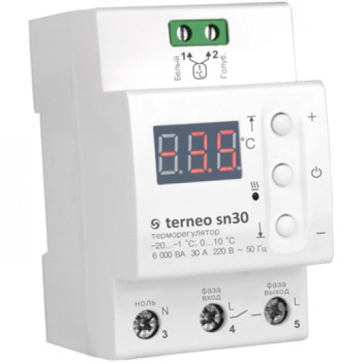 Terneo sn30 - терморегулятор - описания, отзывы, подробная характеристика 