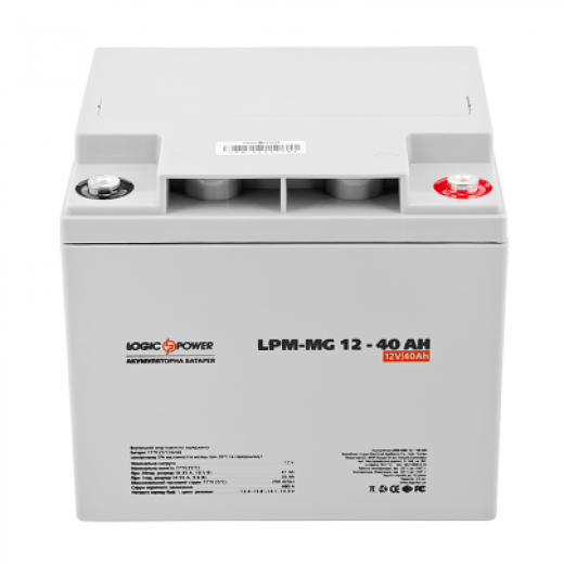 LogicPower LPM-MG 12V 40AH - описания, отзывы, подробная характеристика 