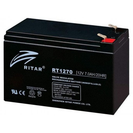 12V 7Ah Ritar Power RT1270E - описания, отзывы, подробная характеристика 