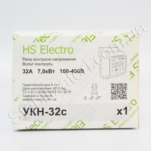 HS-Electro УКН-32с - реле напряжения - описания, отзывы, подробная характеристика 
