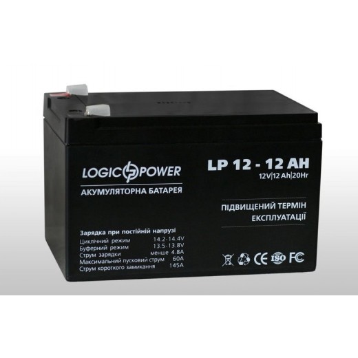 LogicPower LP12-12 Ah - описания, отзывы, подробная характеристика 