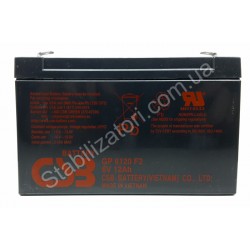 CSB GP6120, 6V 12Ah