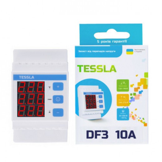TESSLA DF3-10A - реле напряжения - описания, отзывы, подробная характеристика 