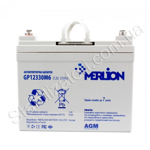 MERLION AGM GP12-33 12V 33AH - описания, отзывы, подробная характеристика 