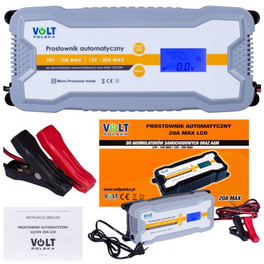 Зарядное Volt 12/24V 20A  - описания, отзывы, подробная характеристика 