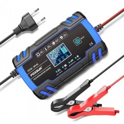 Зарядний пристрій для автомобільного АКБ Foxsur 122408D 12V/8A 24V/4A