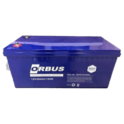 Акумулятор для ДБЖ ORBUS CG12200 GEL 12 V 200 Ah/10Hr