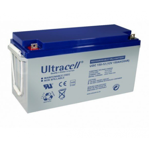 Ultracell UCG150-12 GEL 12 V 150 Ah - описания, отзывы, подробная характеристика 