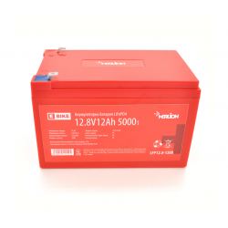 Литий-железо-фосфатный аккумулятор Merlion LiFePO4 12.8V 12AH (4S2P/BMS-15A) тяговый аккумулятор - для электровелосипеда, 5000 циклов