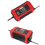 Зарядний пристрій для автомобільного акумулятора 12V/24V 15A/8A з великим дисплеєм